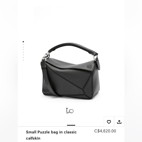 ✨SOLD✨ 100% AUTHENTIC LOEWE SMALL PUZZLE BAG - Picture 2 of 8